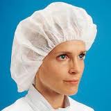 BOUFFANT CAP POLY PRO 21" WHITE  